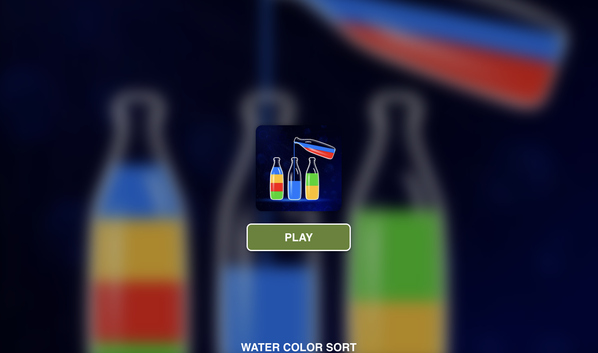 Gameplay preview of Play Water Color Sort in Your Browser browser game from our arcade library collection showcase page