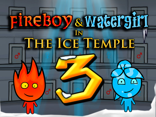 Gameplay preview of Fireboy and Watergirl: Ice Temple browser game from our arcade library collection showcase page