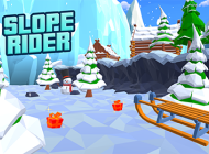Gameplay preview of Play Slope Rider Online browser game from our arcade library collection showcase page
